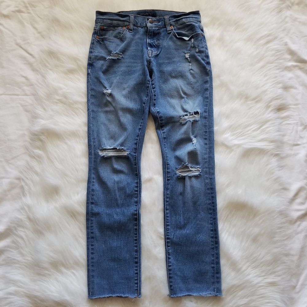 Aero Flex Effects Skinny 28/30 Distressed Jeans